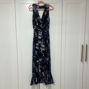Floral Navy Maxi Dress